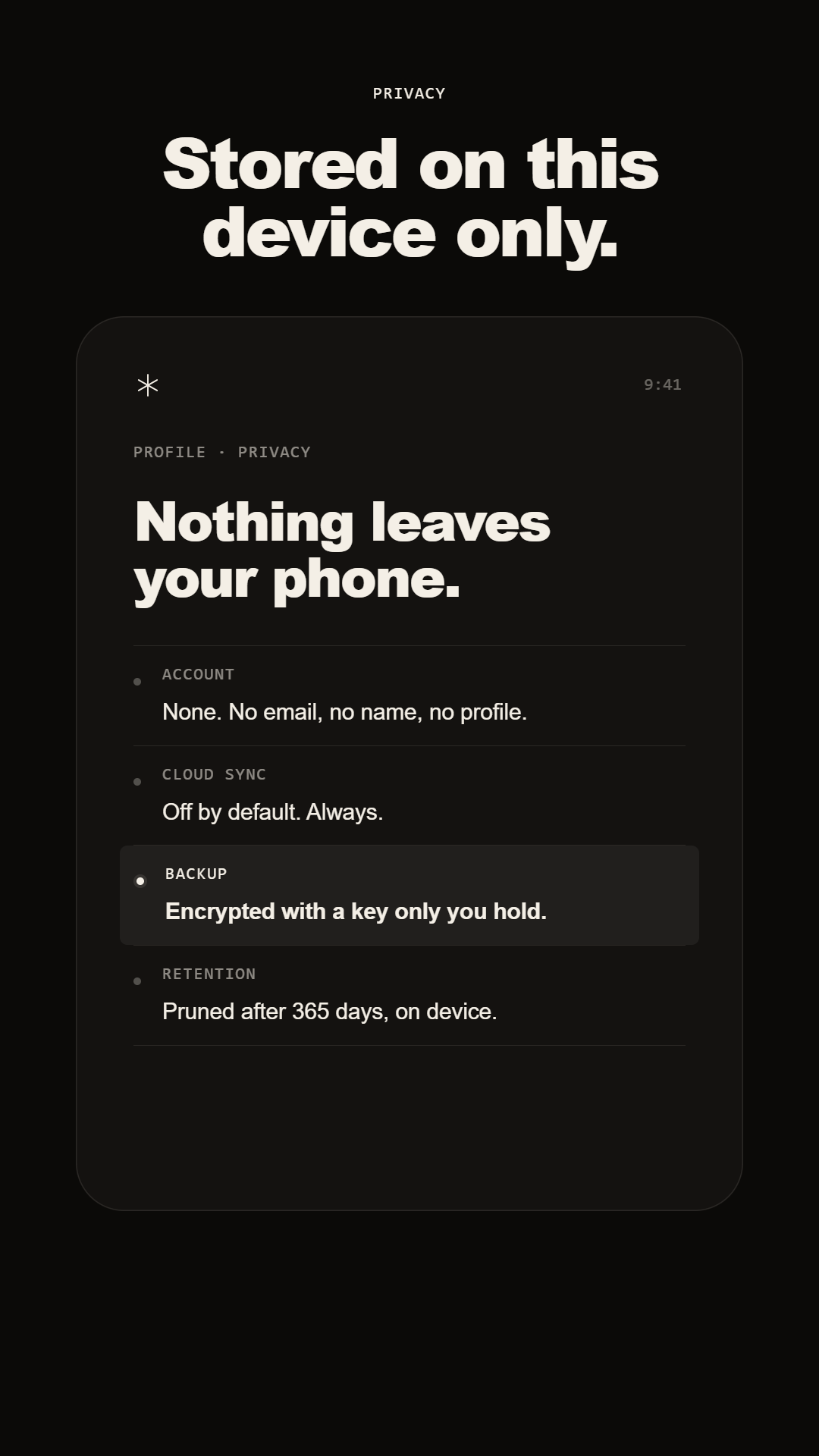 Veynor privacy screen